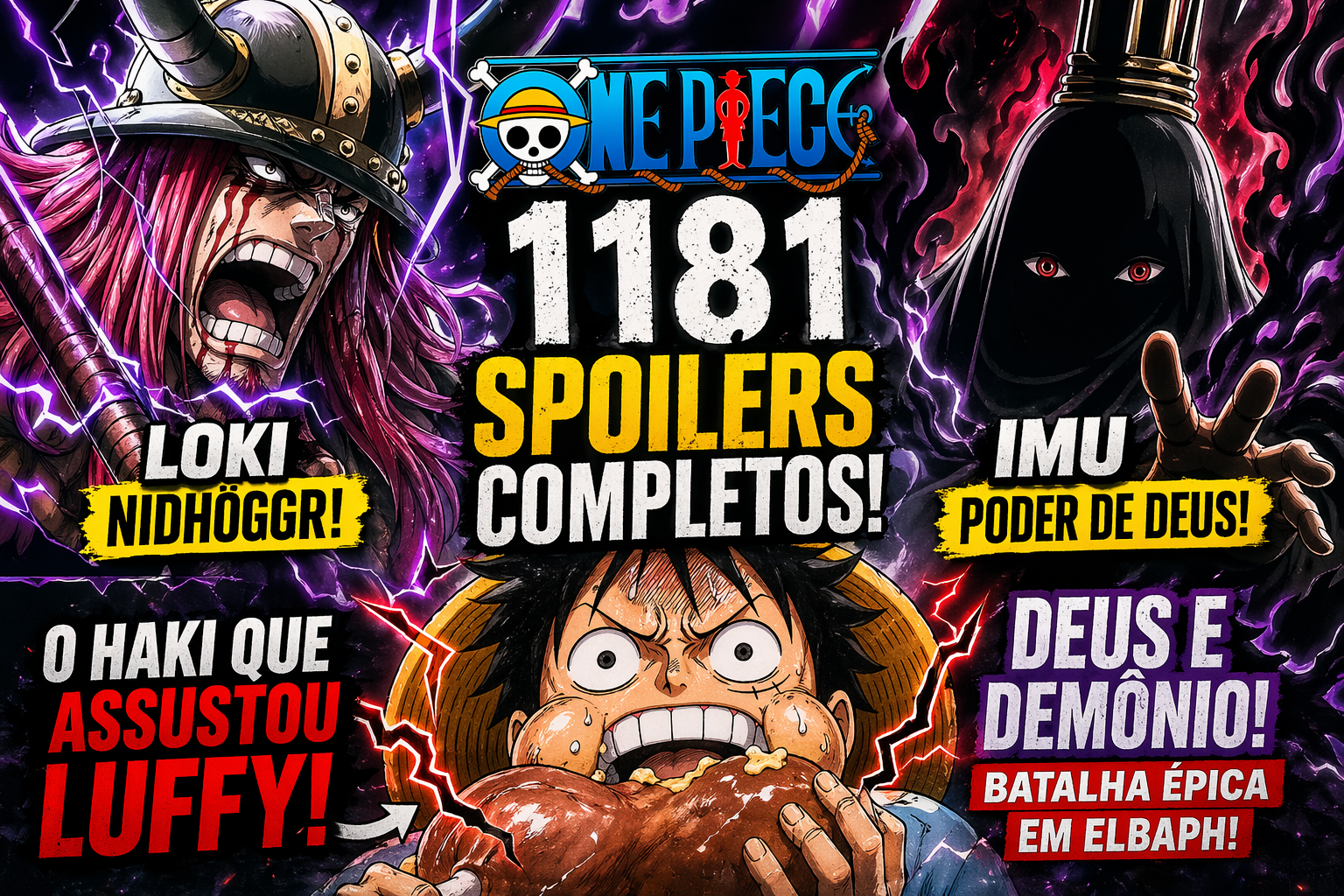 One Piece 1181 Spoilers COMPLETOS com Imagens