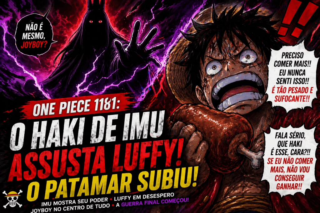 One Piece 1181: Luffy sente o haki de Imu e percebe que não está pronto