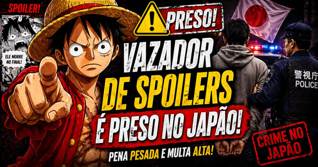 Vazador de spoilers é preso no Japão — entenda por que isso pode mudar tudo