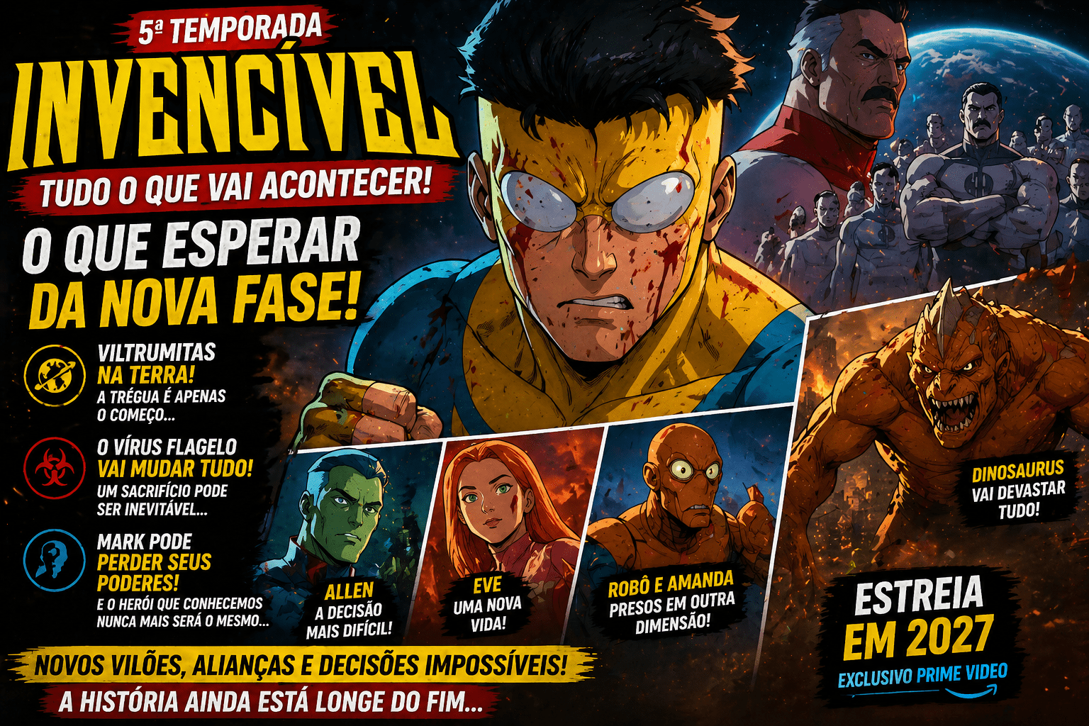 Invencível 5 temporada: o que esperar da nova fase da série