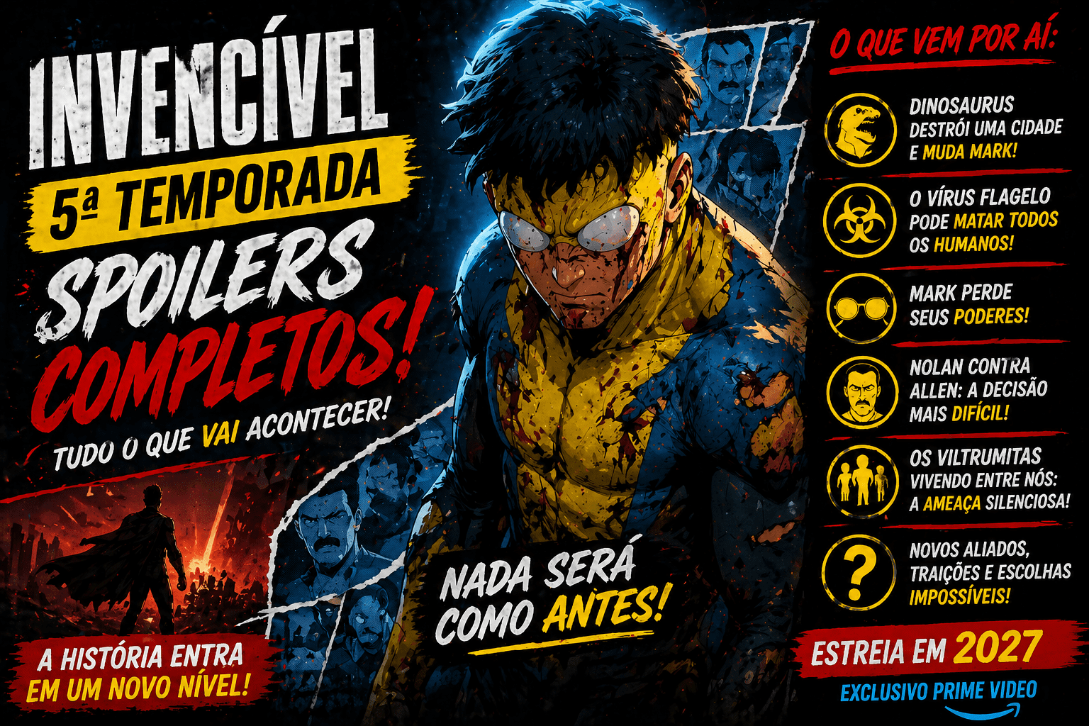 Invencível 5 temporada spoilers: tudo o que vai acontecer na nova fase