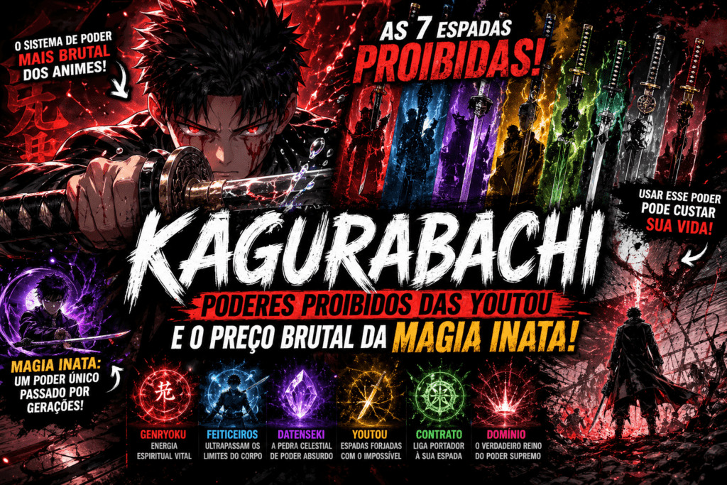 Kagurabachi: poderes proibidos das Youtou e magia inata