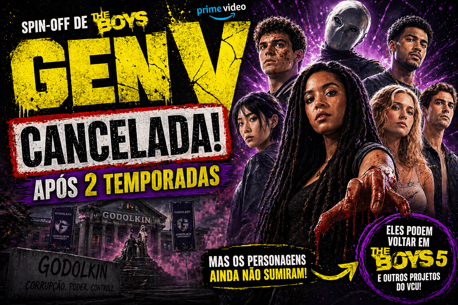 Gen V cancelada: o que acontece agora no universo de The Boys?