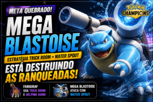 Mega Blastoise Pokémon Champions está DOMINANDO