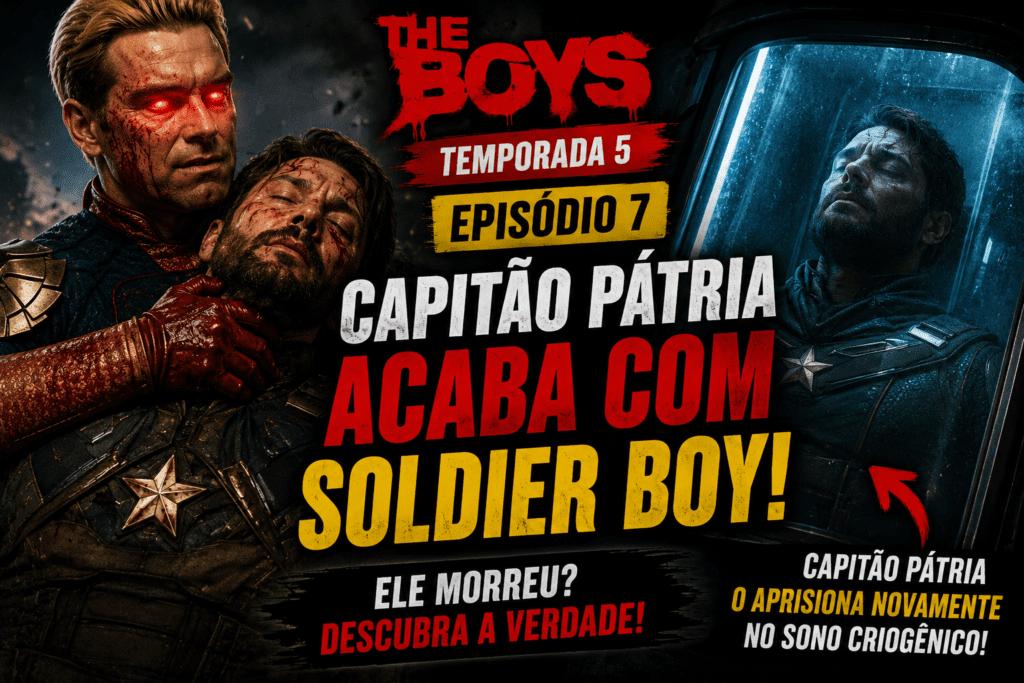 Capitão Pátria derrota Soldier Boy em cena brutal de The Boys