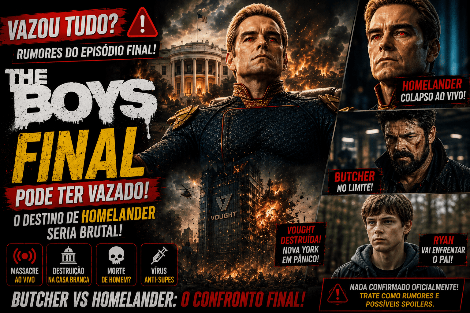 Final The Boys pode ter vazado em spoiler brutal da 5ª temporada
