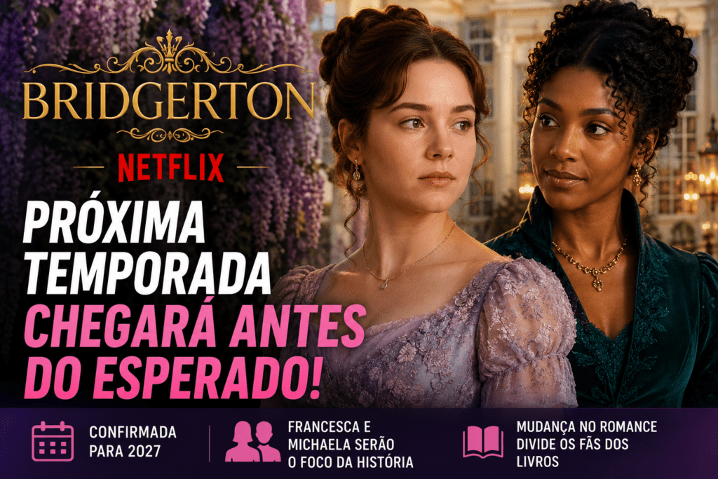 Próxima temporada de Bridgerton já tem previsão e muda tradição da Netflix