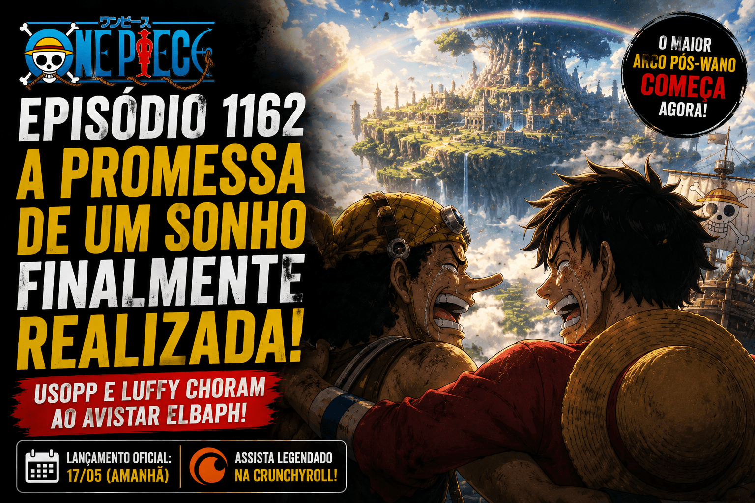 One Piece episódio 1162: data, hora e spoilers do retorno épico em Elbaph