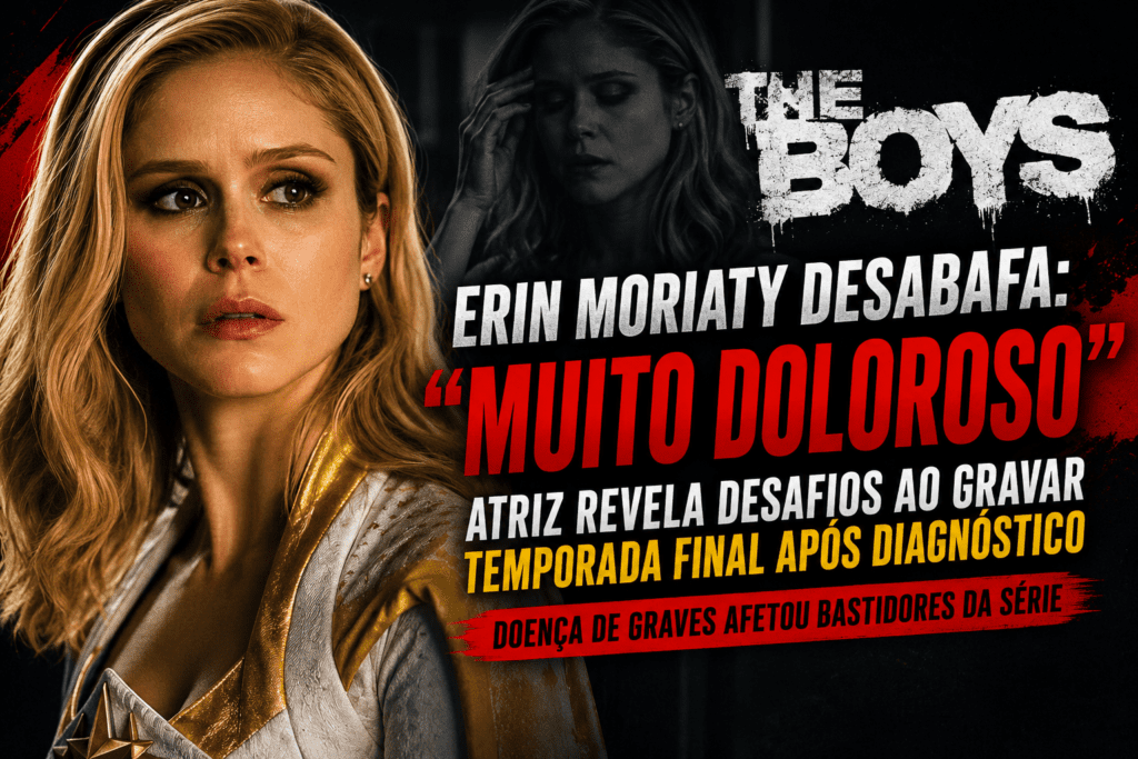 Erin Moriarty desabafa sobre doença durante gravações finais de The Boys