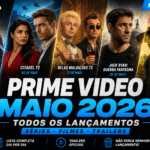 Prime Video maio 2026: todos os lançamentos, séries e filmes