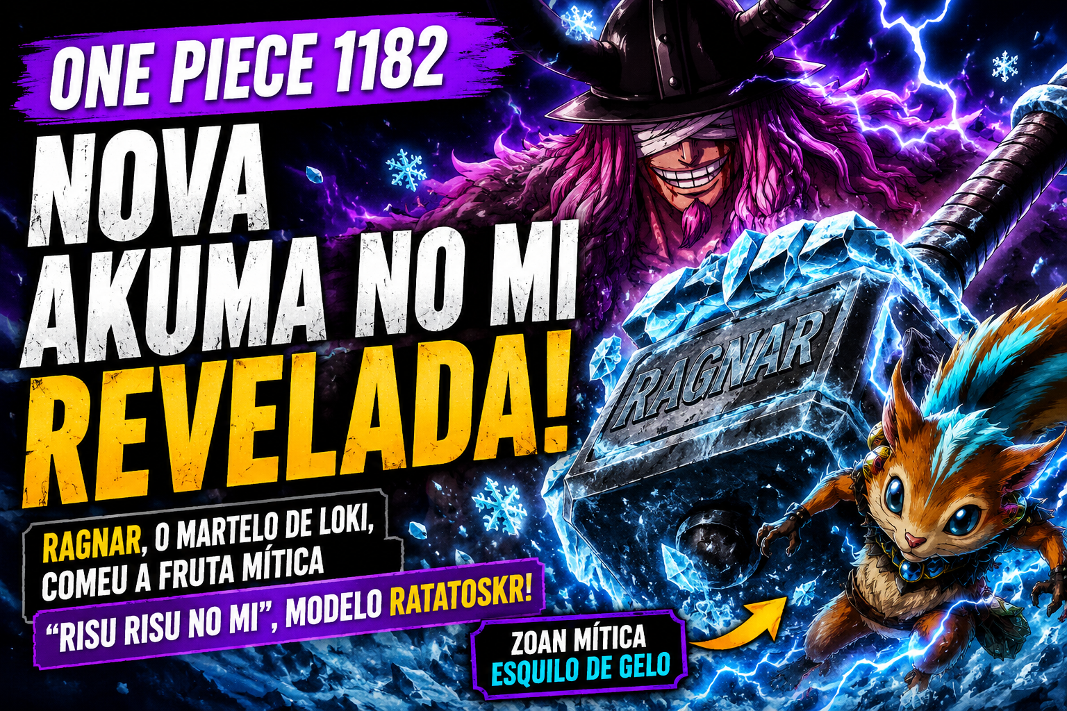 One Piece 1182 revela nova Akuma no Mi lendária de Ragnar