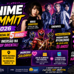 Anime Summit 2026 celebra 5 anos com atrações internacionais em Brasília