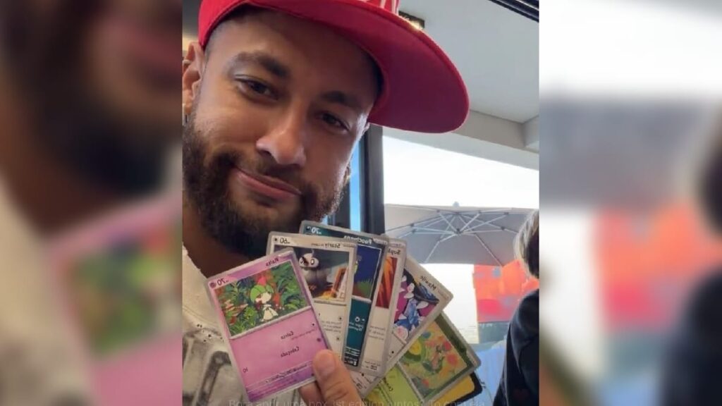 Cartas de Pokémon viram artigo de luxo e conquistam jogadores de futebol